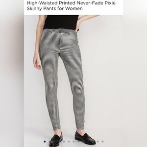 Old Navy Size 4 Gingham Pixie Pant
